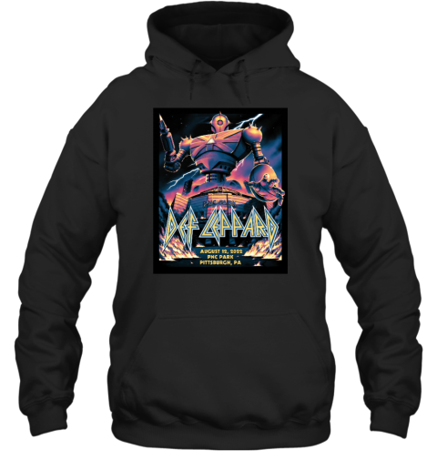 Def Leppard Pittsburgh August 12, 2022 The Stadium Tour Hoodie