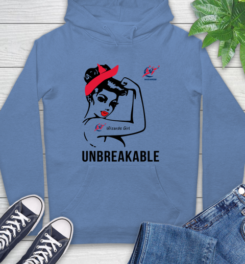 NBA Washington Wizards Girl Unbreakable Basketball Sports Hoodie 9