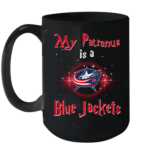 NHL Hockey Harry Potter My Patronus Is A Columbus Blue Jackets Ceramic Mug 15oz