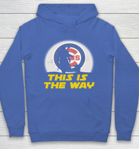 Chicago Cubs MLB Baseball Star Wars Yoda And Mandalorian This Is The Way Hoodie 6