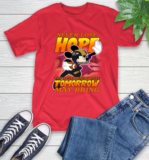 Buffalo Bills NFL Football Mickey Disney Never Lose Hope (2) T-Shirt 11