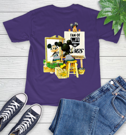NHL Hockey Los Angeles Kings Mickey Drawing Shirt 5