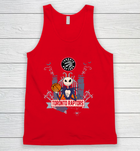 NBA Toronto Raptors Basketball Jack Skellington Halloween Tank Top 5