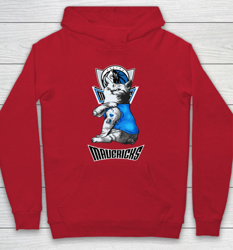 NBA Basketball My Cat Loves Dallas Mavericks Hoodie 7