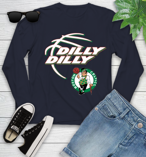 NBA Boston Celtics Dilly Dilly Basketball Sports Youth Long Sleeve 3