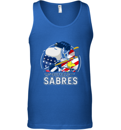 0tt8 buffalo sabres ice hockey snoopy and woodstock nhl unisex tank 17 front royal