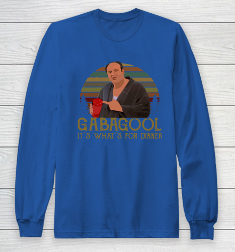 Gabagool  It's What's for Dinner Long Sleeve T-Shirt 6