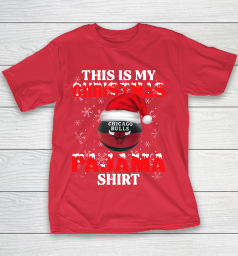 Chicago Bulls This Is My Christmas Pajama Shirt NBA Youth T-Shirt 7