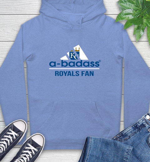 MLB A Badass Kansas City Royals Fan Adidas Baseball Sports Hoodie 11