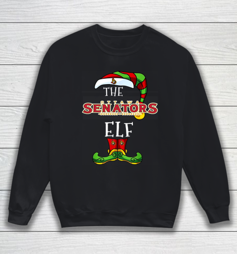 Ottawa Senators Christmas ELF Funny NHL Sweatshirt