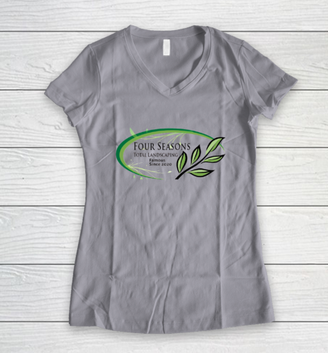 Four Seasons Total Landscaping Women's V-Neck T-Shirt 2
