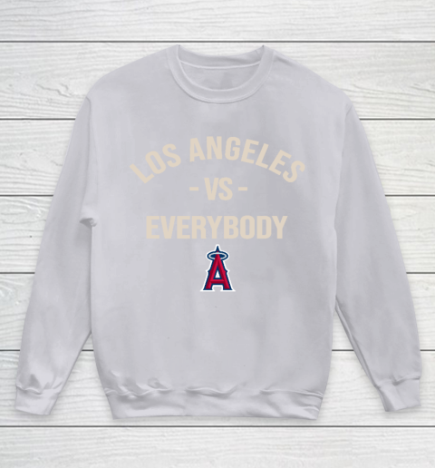 Los Angeles Angels Vs Everybody Youth Sweatshirt 3
