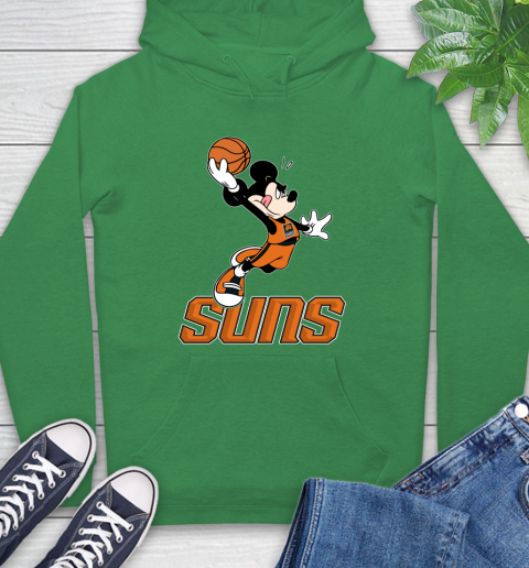 NBA Basketball Phoenix Suns Cheerful Mickey Mouse Shirt Hoodie 8