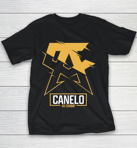 Team Canelo Gold 4x Champion Youth T-Shirt