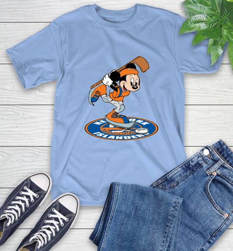 NHL Hockey New York Islanders Cheerful Mickey Disney Shirt T-Shirt 12