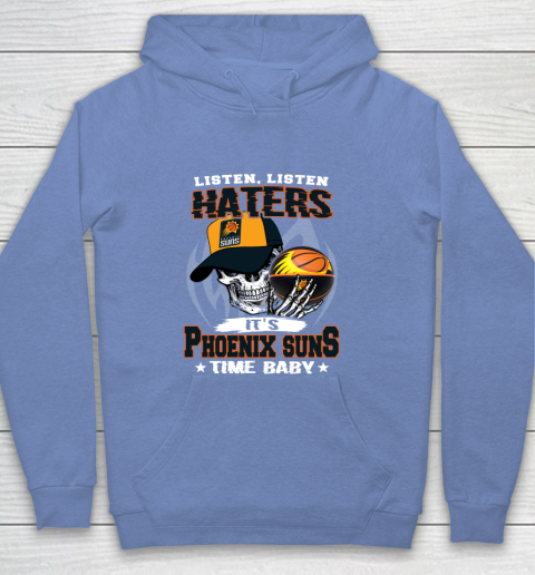 Listen Haters It is SUNS Time Baby NBA Youth Hoodie 8