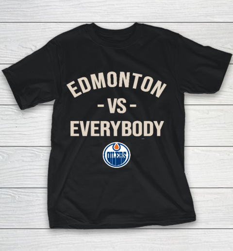 Edmonton Oilers Vs Everybody Youth T-Shirt