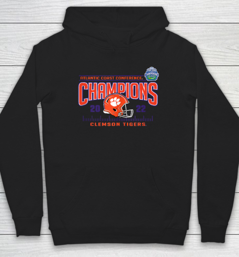 Clemson Tigers ACC Champs 2022 Helmet Hoodie