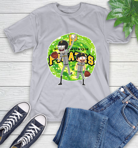 MLB Pittsburgh Pirates Rick And Morty Baseball Sports T-Shirt 6