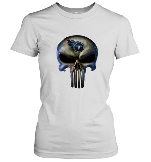 Tennessee Titans The Punisher Mashup Football Women's T-Shirt