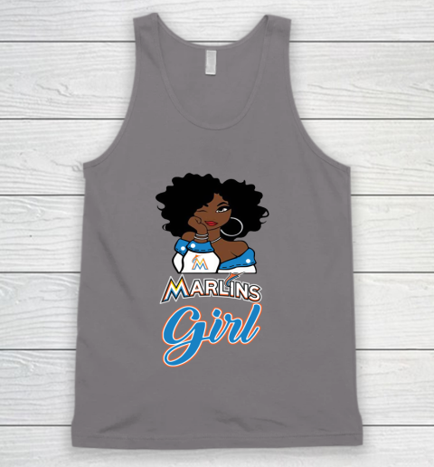 Miami Marlinss Girl MLB Tank Top 7