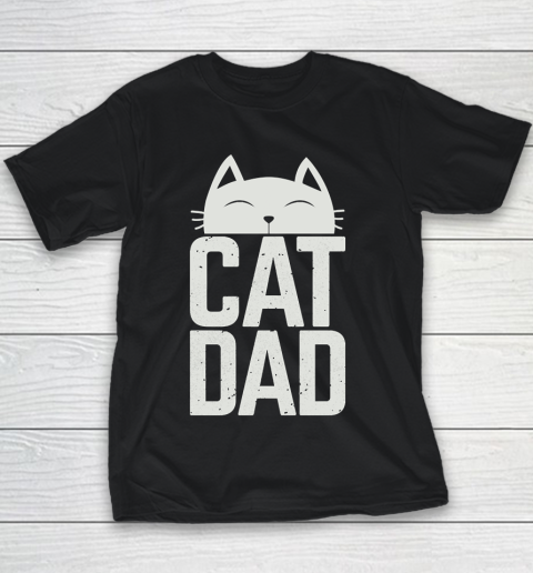 Father's Day Funny Gift Ideas Apparel  Cat Feline Dad Father T Shirt Youth T-Shirt