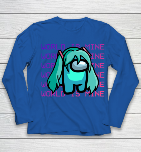 Among Us Shirt Hatsune Miku Imposter Youth Long Sleeve 7