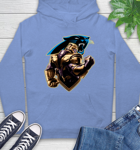 NFL Thanos Avengers Endgame Football Sports Carolina Panthers Hoodie 11