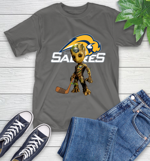 Buffalo Sabres NHL Hockey Groot Marvel Guardians Of The Galaxy T-Shirt 9