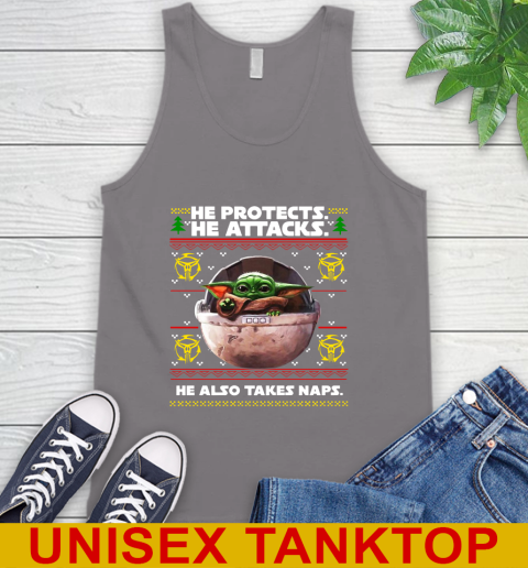 He Protects He Attacks He Also Takes Naps Baby Yoda Shirts 72