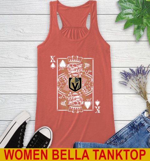 Vegas Golden Knights NHL Hockey The King Of Spades Death Cards Shirt Racerback Tank 3