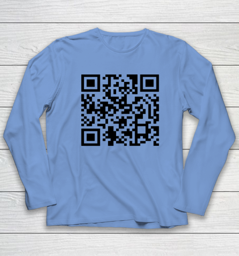 Trump Dance Troll QR Funny President Trump Dance Code Long Sleeve T-Shirt 6