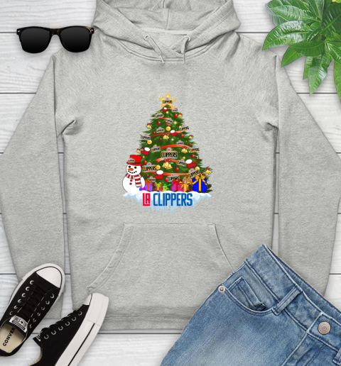 LA Clippers Merry Christmas NBA Basketball Sports Youth Hoodie