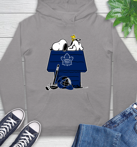 Toronto Maple Leafs NHL Hockey Snoopy Woodstock The Peanuts Movie Hoodie 6