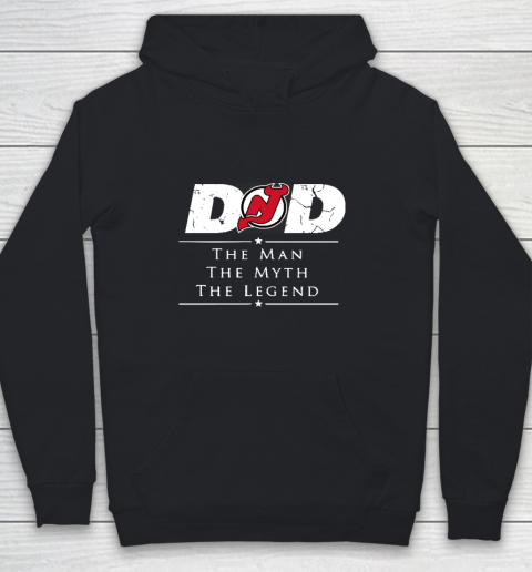 New Jersey Devils NHL Ice Hockey Dad The Man The Myth The Legend Youth Hoodie