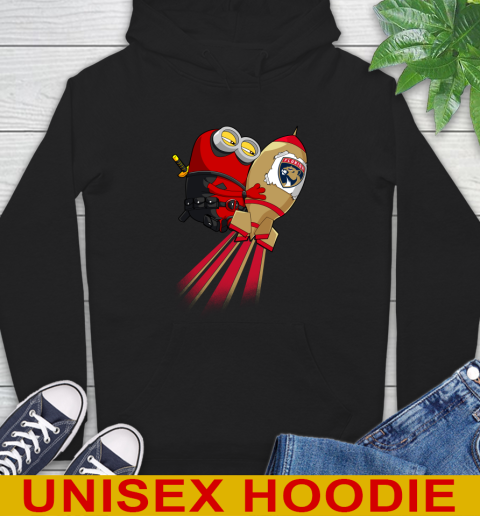 NHL Hockey Florida Panthers Deadpool Minion Marvel Shirt Hoodie