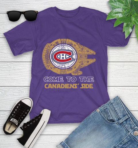 NHL Come To The Montreal Canadiens Wars Hockey Sports Youth T-Shirt 3