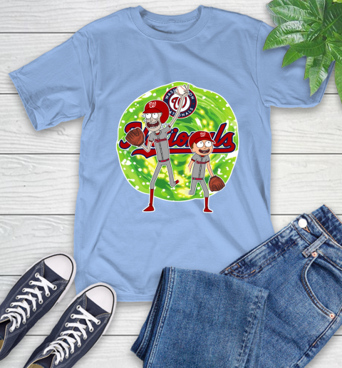 MLB Washington Nationals Rick And Morty Baseball Sports T-Shirt 11