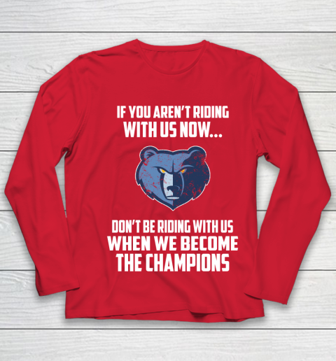 NBA Memphis Grizzlies Basketball We Become The Champions Youth Long Sleeve 8