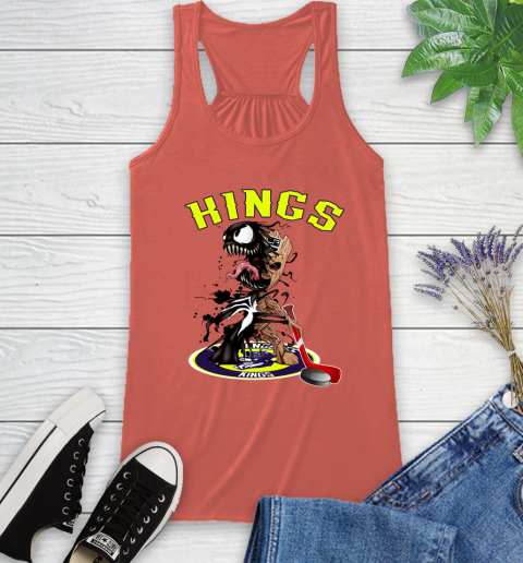 NHL Los Angeles Kings Hockey Venom Groot Guardians Of The Galaxy Racerback Tank 4