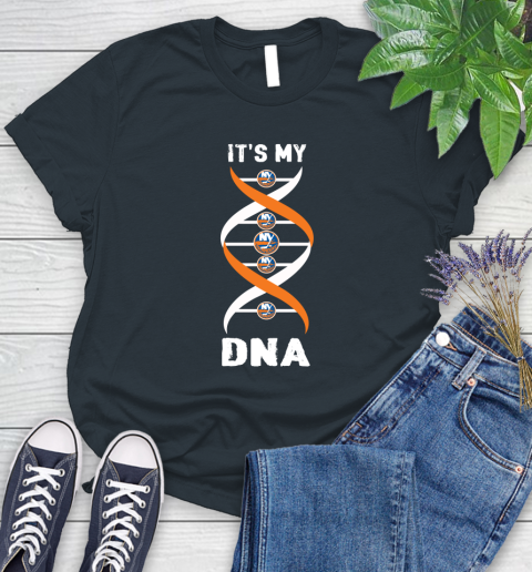 New York Islanders NHL Hockey It's My DNA Sports Women's T-Shirt 8