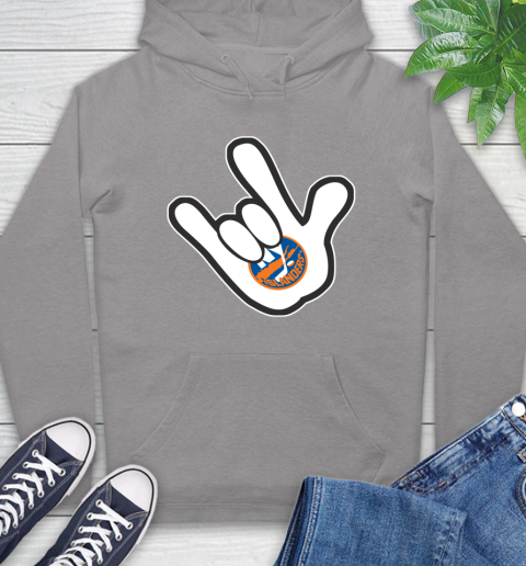 New York Islanders NHL Hockey Mickey Rock Hand Disney Hoodie 6