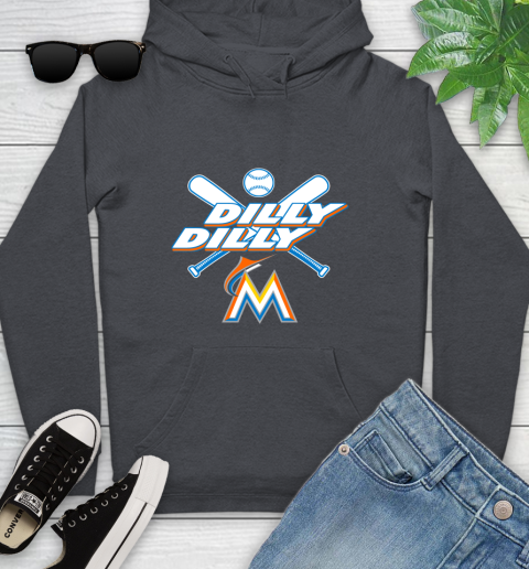 MLB Miami Marlins Dilly Dilly Baseball Sports Youth Hoodie 8