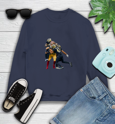 Sprint Football San Francisco 49ers And New Orleans Saints Shirts 27