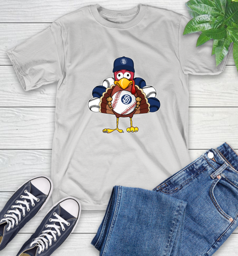 San Diego Padres Turkey thanksgiving T-Shirt
