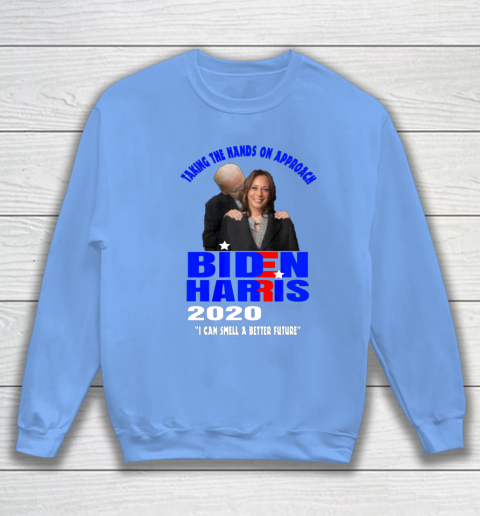 Anti Joe Biden Kamala Harris Hands On Can Smell The Future Sweatshirt 8