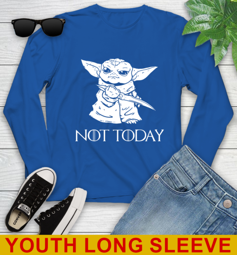 Not Today Game Of Thrones Star Wars Baby Yoda Shirt 126