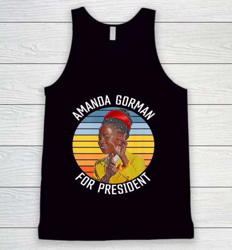 Amanda Gorman Shirt For President Inauguration Poet Tank Top