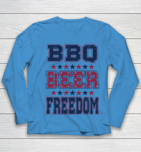 BBQ Beer Freedom Youth Long Sleeve 7