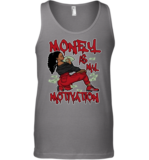 Jordan 5 Raging Bull Matching Sneaker Tshirt For Woman For Girl Money Is My Motivation Hipster Hip Hop Red Jordan Shirt